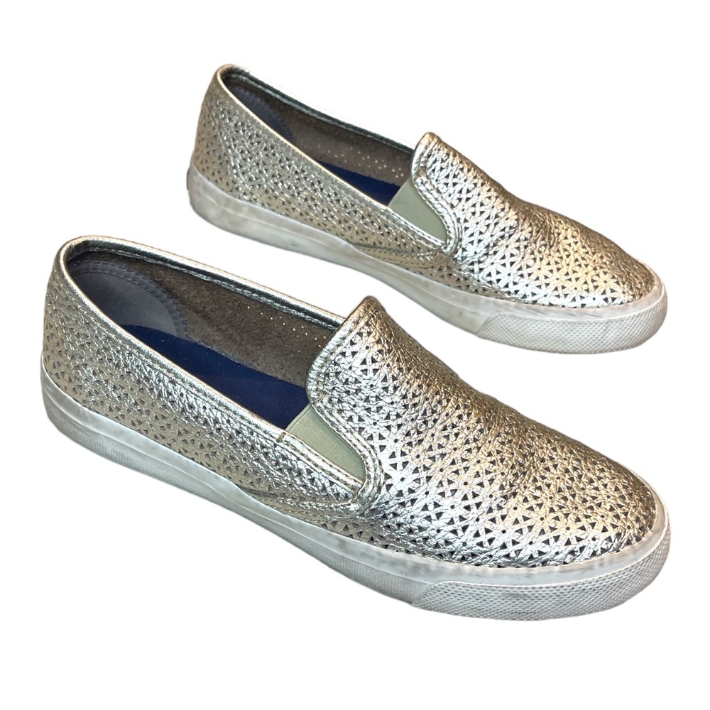 Sperry Seaside Nautical Leather Sneakers